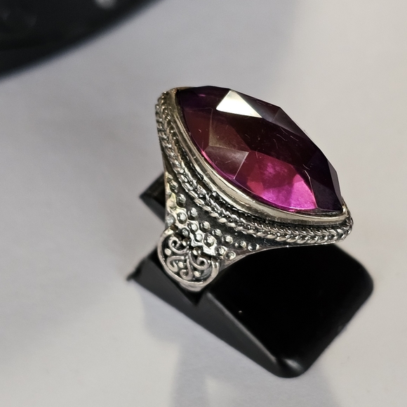 Bohemian Bali Legacy Lilac Quartz Ring Size 5! - Picture 8 of 14